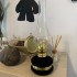 Lampa cu gaz lampant Vivatechnix Classic TR-1002N, rezervor sticla cu catifea, oglinda metal, Negru [6]