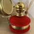 Lampa cu gaz lampant Vivatechnix Classic TR-1002R, rezervor sticla cu catifea, oglinda metal, Rosu [3]