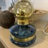 Lampa cu gaz lampant Vivatechnix Classic TR-1003A, rezervor sticla, oglinda metal, Albastru [3]