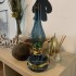 Lampa cu gaz lampant Vivatechnix Colour TR-1004A, rezervor sticla, oglinda metal, Albastru [6]