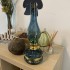 Lampa cu gaz lampant Vivatechnix Colour TR-1004A, rezervor sticla, oglinda metal, Albastru [7]