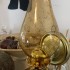 Lampa cu gaz lampant Vivatechnix Colour TR-1004M, rezervor sticla, oglinda metal, Maro [4]