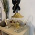 Lampa cu gaz lampant Vivatechnix Hat TR-1006, sticla si oglinda palarie metal [3]