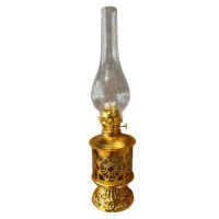 Lampa cu gaz lampant Vivatechnix Oriental TR-1007, sticla si metal