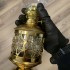 Lampa cu gaz lampant Vivatechnix Oriental TR-1007, sticla si metal [7]