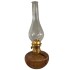 Lampa cu gaz lampant Vivatechnix TR-1015, sticla maro decorata [7]