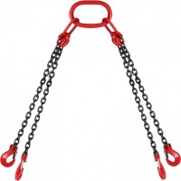 Lant ridicare greutati cu 4 brate, Capacitate 5 tone, Lungime 1.5 m, G80 Mn