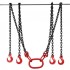 Lant ridicare greutati cu 4 brate, Capacitate 5 tone, Lungime 4 m, G80 Mn [6]