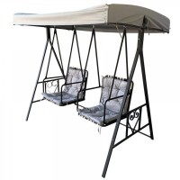 Leagan de gradina cu 2 locuri, Vivatechnix VMD-1024, dimensiune 120x187x206 cm, maxim 200Kg