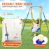 Leagan pentru copii, cadru otel A, max 90 kg, scaun PVC, 4 saci pentru stabilitate, pliabil, 158 x 112 x 162 cm [7]