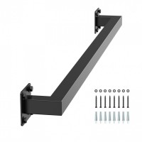 Mana curenta pentru scari, otel, Vivatechnix Negru Mat, lungime 1215 mm, Teava patrata 30x30 mm, Negru Mana curenta pentru scari, otel, Vivatechnix Negru Mat, lungime 1215 mm, Teava patrata 30x30 mm, Negru