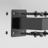 Mana curenta pentru scari, otel, Vivatechnix Negru Mat, lungime 1215 mm, Teava patrata 30x30 mm, Negru [2]