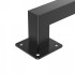 Mana curenta pentru scari, otel, Vivatechnix Negru Mat, lungime 1215 mm, Teava patrata 30x30 mm, Negru [3]