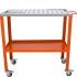 Masa pentru sudura mobila, 91.4 x 45.7 cm, Capacitate 550 kg, 4 x roti blocabile, Otel carbon [3]