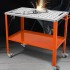Masa pentru sudura mobila, 91.4 x 45.7 cm, Capacitate 550 kg, 4 x roti blocabile, Otel carbon [4]