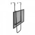 Masa suspendata, pliabila, pentru balcon, Otel Inoxidabil, max 25 kg, 610 x 530 x 590 mm, Negru [3]