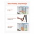 Masa suspendata, pliabila, pentru balcon, Otel Inoxidabil/MDF, max 25 kg, 595 x 620 x 800 mm, Maro/Negru [7]