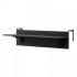 Masa suspendata, pliabila, pentru balcon, Otel Inoxidabil/MDF, max 25 kg, 800 x 450 x 240 mm, Negru [2]