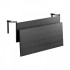 Masa suspendata, pliabila, pentru balcon, Otel Inoxidabil/MDF, max 25 kg, 800 x 450 x 240 mm, Negru [3]
