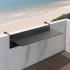 Masa suspendata, pliabila, pentru balcon, Otel Inoxidabil/MDF, max 25 kg, 800 x 450 x 240 mm, Negru [4]