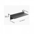 Masa suspendata, pliabila, pentru balcon, Otel Inoxidabil/MDF, max 25 kg, 800 x 450 x 240 mm, Negru [5]