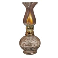 Mini Lampa cu gaz Vivatechnix Kutulu TR-1012, inaltime 20 cm, abajur de sticla