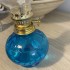 Mini Lampa cu gaz Vivatechnix Kutulu TR-1012A, inaltime 20 cm, Albastru, abajur de sticla [5]