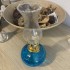Mini Lampa cu gaz Vivatechnix Kutulu TR-1012A, inaltime 20 cm, Albastru, abajur de sticla [6]