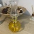 Mini Lampa cu gaz Vivatechnix Kutulu TR-1012G, inaltime 20 cm, galben, abajur de sticla [4]