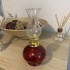 Mini Lampa cu gaz Vivatechnix Kutulu TR-1012R, inaltime 20 cm, rosu, abajur de sticla [4]