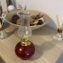 Mini Lampa cu gaz Vivatechnix Kutulu TR-1012R, inaltime 20 cm, rosu, abajur de sticla [5]
