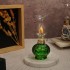 Mini Lampa cu gaz Vivatechnix Kutulu TR-1012V, inaltime 20 cm, Verde, abajur de sticla [2]