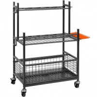 Organizator scule si unelte pentru gradina/garaj, Otel, 4 x roti, 652 x 403 x 990 mm Organizator scule si unelte pentru gradina/garaj, Otel, 4 x roti, 652 x 403 x 990 mm