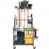 Organizator scule si unelte pentru gradina/garaj, Otel, 4 x roti, 652 x 403 x 990 mm [3]