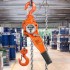 Palan manual cu parghie si lant 6000 kg, Clichet, Inaltime de ridicare 2.8 m, Forta tragere 340 N [2]