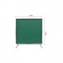 Perdea sudura impotriva scanteilor 180x180 cm, cadru otel, 4 roti blocabile, Verde [2]