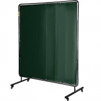 Perdea sudura impotriva scanteilor Vevor 183x183 cm, cadru otel, 4 roti, Verde Perdea sudura impotriva scanteilor Vevor 183x183 cm, cadru otel, 4 roti, Verde