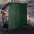 Perdea sudura impotriva scanteilor Vevor 183x183 cm, cadru otel, 4 roti, Verde [5]
