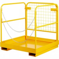Platforma de siguranta pentru stivuitor, Vivatechnix max 544.3 kg, Pliabila, Otel, Inaltime 94 cm, baza 91.44 x 91.44 cm Platforma de siguranta pentru stivuitor, Vivatechnix max 544.3 kg, Pliabila, Otel, Inaltime 94 cm, baza 91.44 x 91.44 cm