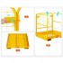 Platforma de siguranta pentru stivuitor, Vivatechnix max 544.3 kg, Pliabila, Otel, Inaltime 94 cm, baza 91.44 x 91.44 cm [6]
