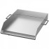 Plita inox pentru gratar pe carbuni, gaz sau electric, Vivatechnix Plancha Inox, 40,6 x 45,7 x 6 cm, cu manere [4]