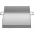 Plita inox pentru gratar pe carbuni, gaz sau electric, Vivatechnix Plancha Inox, 40,6 x 45,7 x 6 cm, cu manere [5]