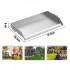 Plita inox pentru gratar pe carbuni, gaz sau electric, Vivatechnix Plancha Inox, 91 x 56 x 6 cm [6]