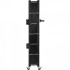 Poarta pliabila acordeon, Vivatechnix Otel, Negru, 2 x roti, Latime extinsa 2159 mm, Inaltime 2159 mm [3]