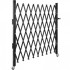 Poarta pliabila acordeon, Vivatechnix Otel, Negru, 2 x roti, Latime extinsa 2159 mm, Inaltime 2159 mm [4]