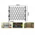 Poarta pliabila acordeon, Vivatechnix Otel, Negru, 2 x roti, Latime extinsa 2159 mm, Inaltime 2413 mm [2]