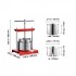 Presa manuala pentru struguri, citrice, vinete Vivatechnix Inox, capacitate 2 l, diametru cos 13 cm [6]
