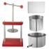 Presa manuala pentru struguri, citrice, vinete Vivatechnix Inox, capacitate 2 l, diametru cos 14 cm [4]