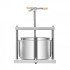 Presa manuala pentru struguri si fructe moi, Capacitate 12 l, Inox, 370x355x665 mm [2]