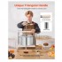 Presa manuala pentru struguri si fructe moi, Capacitate 12 l, Inox, 370x355x665 mm [7]